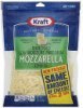 Kraft cheese shredded, mozzarella, low-moisture part-skim Calories