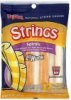 Hy-Vee cheese strings natural, spirals Calories