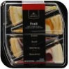 Safeway Select cheesecake new york style, fruit, sampler Calories