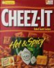 Cheez-It cheeze it hot and spicy baked snack crackers Calories