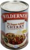 Wilderness cherry pie filling or topping no sugar added. Calories