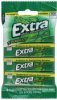 Extra chewing gum sugarfree, spearmint Calories