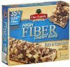Our Family chewy bars high fiber, oats & chocolate Calories