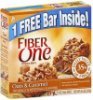 Fiber One chewy bars oats & caramel Calories