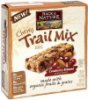 Back To Nature chewy trail mix bars cranberry almond Calories