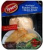 Tyson chicken breasts boneless skinless, with rib meat, oven roasted Calories
