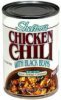 Sheltons chicken chili with black beans, mild Calories