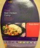 Betty Bossi chicken red curry Calories