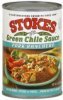 Stokes chile sauce green, pork ranchero, mild Calories