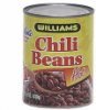 Williams chili beans, hot Calories