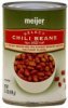 Meijer chili beans mild Calories
