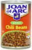 Joan of Arc chili beans spicy Calories