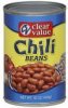 Clear Value chili beans Calories