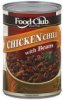 Food Club chili chicken, with beans Calories