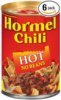 Hormel chili no beans, hot Calories