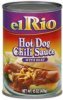 El Rio chili sauce hot dog, with beef Calories
