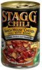Stagg chili with beans, ranch house chicken Calories