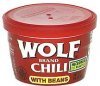 Wolf chili, with beans Calories