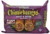 Las Campanas chimichangas beef & bean, family pack Calories