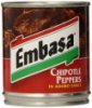 Embasa chipotle pepper in adobo sauce Calories