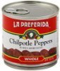 La Preferida chipotle peppers in spicy adobo sauce, whole Calories