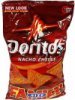 Doritos chips nacho cheese, family size Calories