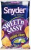 Snyder of Berlin chips potato sweet'n sassy bbq flavored Calories