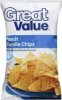 Great Value chips ranch tortilla Calories