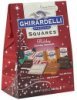 Ghirardelli chocolate assortment holiday, squares Calories