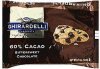 Ghirardelli chocolate premium, baking chips, bittersweet chocolate Calories