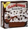 Claim Jumper chocolate silk pie Calories