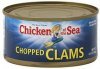 Chicken Of The Sea chopped clams Calories