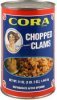 Cora chopped clams Calories