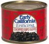 Early California chopped ripe olives Calories