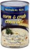 Natural Sea chowder corn & crab Calories