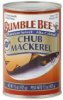 Bumble Bee chub mackerel Calories