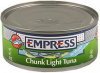 Empress chunk tuna light in water Calories