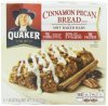 Quaker cinnamon pecan bread soft baked bars Calories