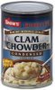 Snows clam chowder new england, condensed Calories