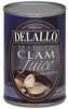 Delallo clam juice Calories