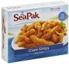 SeaPak clam strips oven crispy Calories