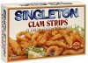 Singleton clam strips Calories