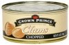 Crown Prince clams chopped Calories