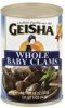 Geisha clams whole baby Calories