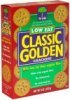 Tree of Life classic golden crackers low fat Calories