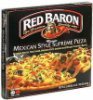 Red Baron classic mexican style supreme pizza Calories