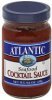 Atlantic cocktail sauce seafood Calories