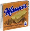 Manner coffee cream filled wafers Calories