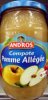 Andros compote pomme allegee Calories
