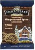 Immaculate Baking Co. cookie dough gingerbread spice Calories